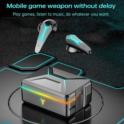 Wireless Earbuds with Wireless Charging Case Detection Heads