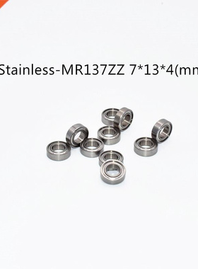 Stainless steel 10PCS SMR137ZZ 7*13*4(mm) free shipping ant