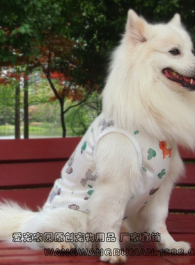 Dog clothes golden vest Samoyed husky border collie狗狗衣服1