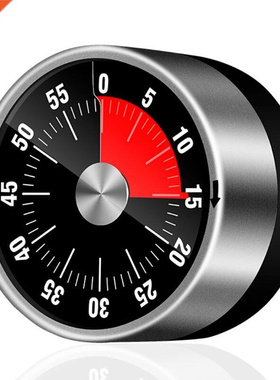 449C Stainless Steel Visual Timer Mechanical Kitchen 60-Minu