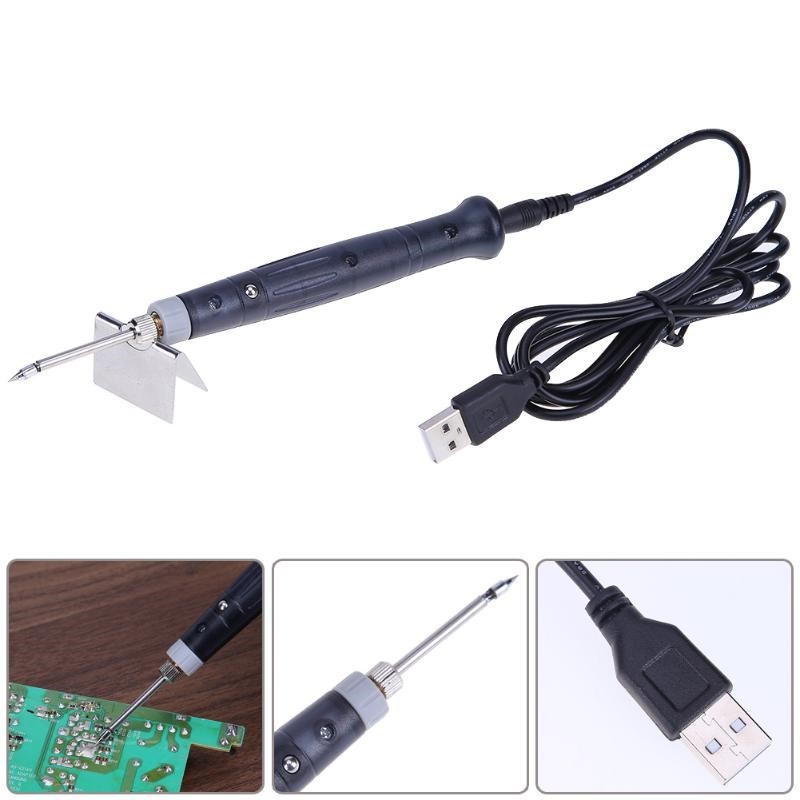 Mini USB Soldering Iron Kit 5V 8W Solder Cable Pen Welding G