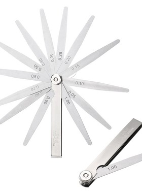 High Quality Metric 13 Blades Feeler Gauge 0.05mm-1mm Guage