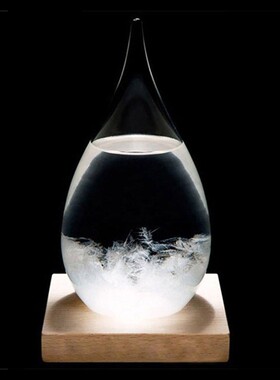 Mini Desktop Droplet Storm Glass Bottle Weather Forecast Pr