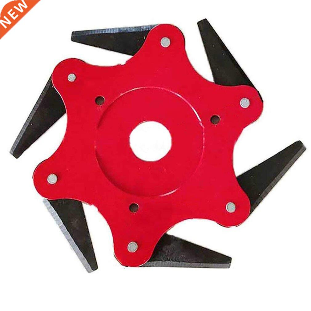 The latest 6 tooth lawn mower blade trimmer metal blade gard