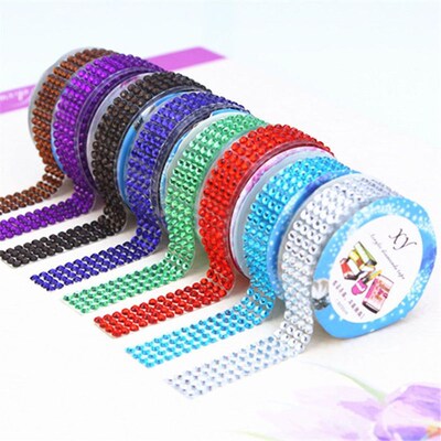 1pcs Bling Self-Adhesive Acrylic Rhinestones Stick On Scrapb
