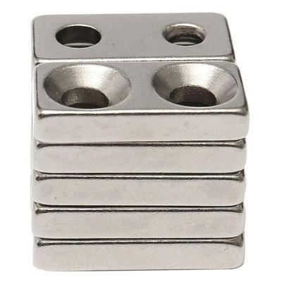 10pcs N35 Grade Strong Block Countersunk Magnet Neodymium Ma