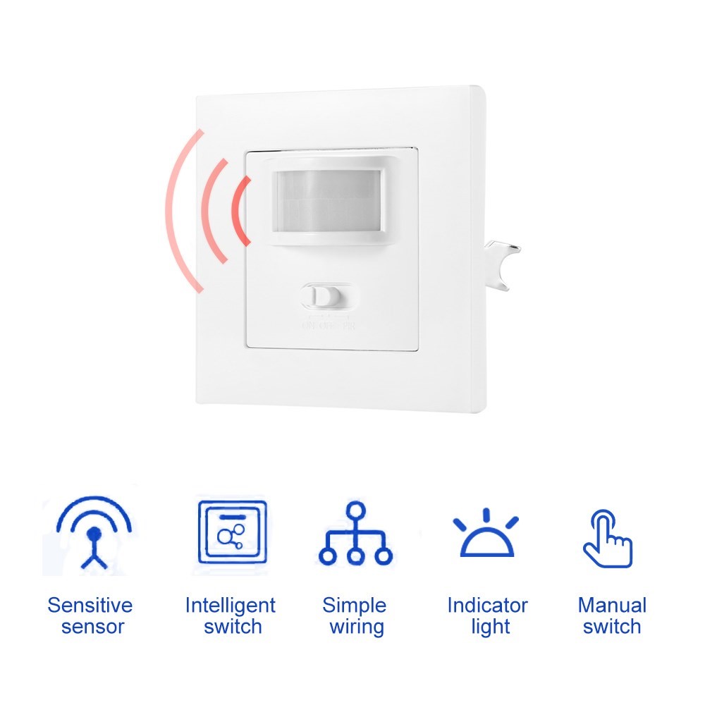 110V -220V PIR Motion Sensor Switch IR Infrared Human Induct