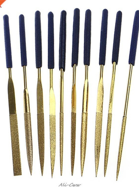 10 pièces titane diamant revêtement aiguille pl