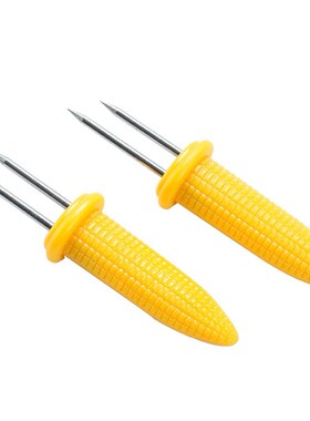 6 Pcs/ lot Stainless Steel Corn On The Cob Skewers Sweetcorn