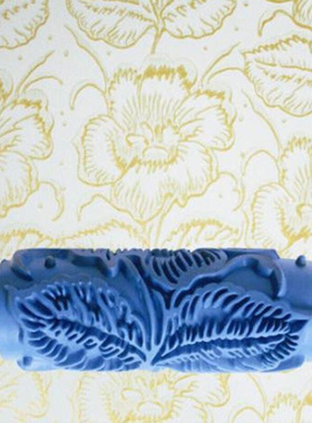 3D rubber wall decorative painting roller patterned roller w