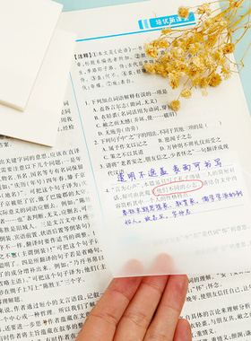 50 Sheets Creative Transparent PET Memo Pad Posted It Sticky
