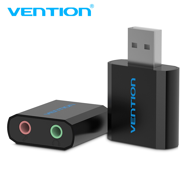 Vention Mini USB Sound Card Audio Card USB To 3.5mm Femal E