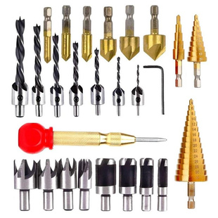 Drill Countersink Chamfer Step Bits Bit Woodworking