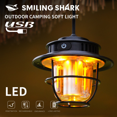 Outdoor lighting retro camping lantern stepless dimming