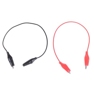 10pcs 25CM Long Alligator Clip To Banana Plug Test Cable 适