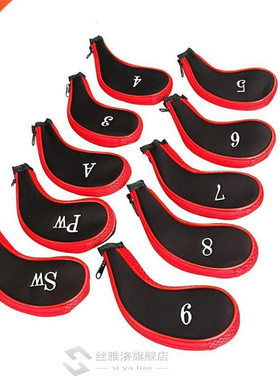 10pcs Golf Clubs putter cover head Iron Set Putter Headcover