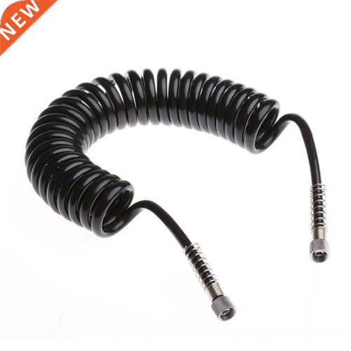 3M Flexible PU Recoil Hose Spring Tube Black For Compressor