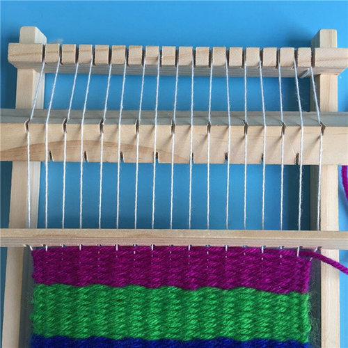 Wooden Weaving Craft Yarn little Loom  Hand Knitting Mach