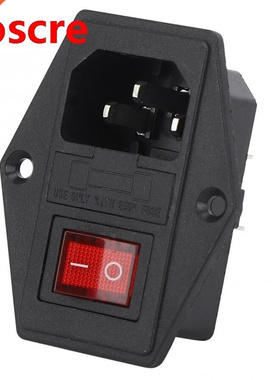 3Pcs 16A 250V 4 Pin Power Socket Switch Connector Plug Power