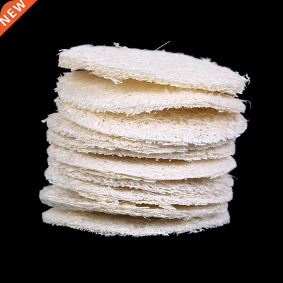 10PCS Natural Loofah Sponge Bath Rub Exfoliate Bath Glove Ov