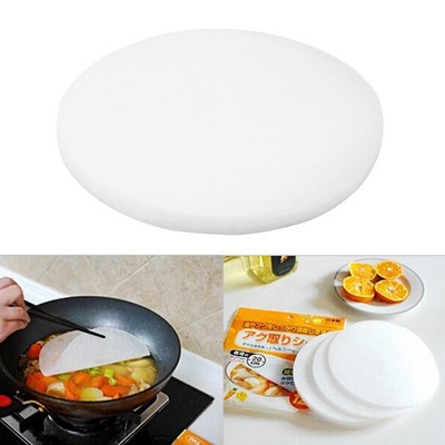 12/24/36Pcs 20cm Diameter Oil Absorption Membrane Pads Soup