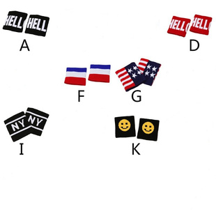 2Pcs/Pair Adult Kids Running Sports Wristband Sweatband-