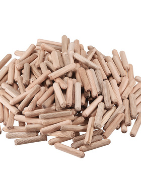 Wooden Dowel Wood Kiln Dried Fluted Beveled Hardwood Rod 6x3