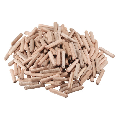 Wooden Dowel Wood Kiln Dried Fluted Beveled Hardwood Rod 6x3