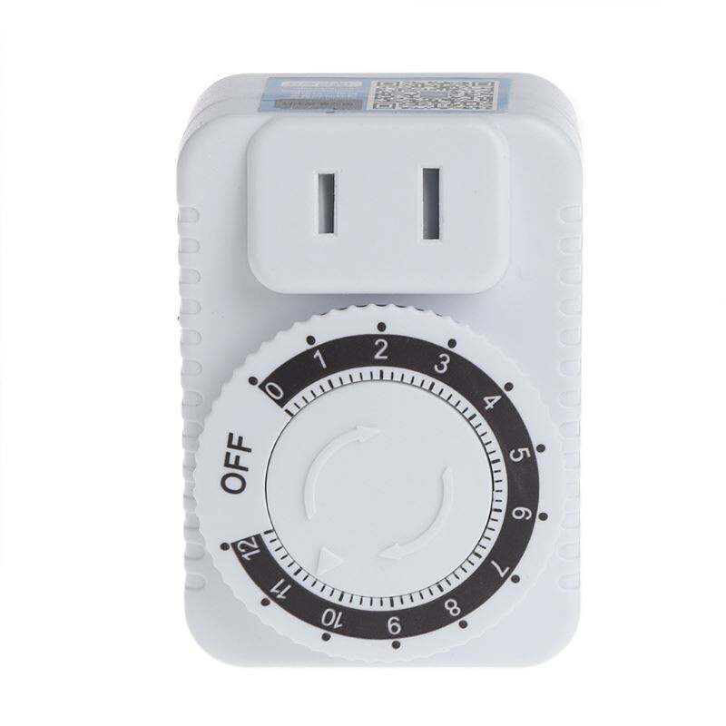 AC 220V 12 Hour Electrical Mechanical Timer Wall Plug Switch