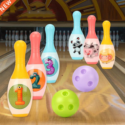 Children Bowling Balls Toy Set Indoor Outdoor Activity Paren