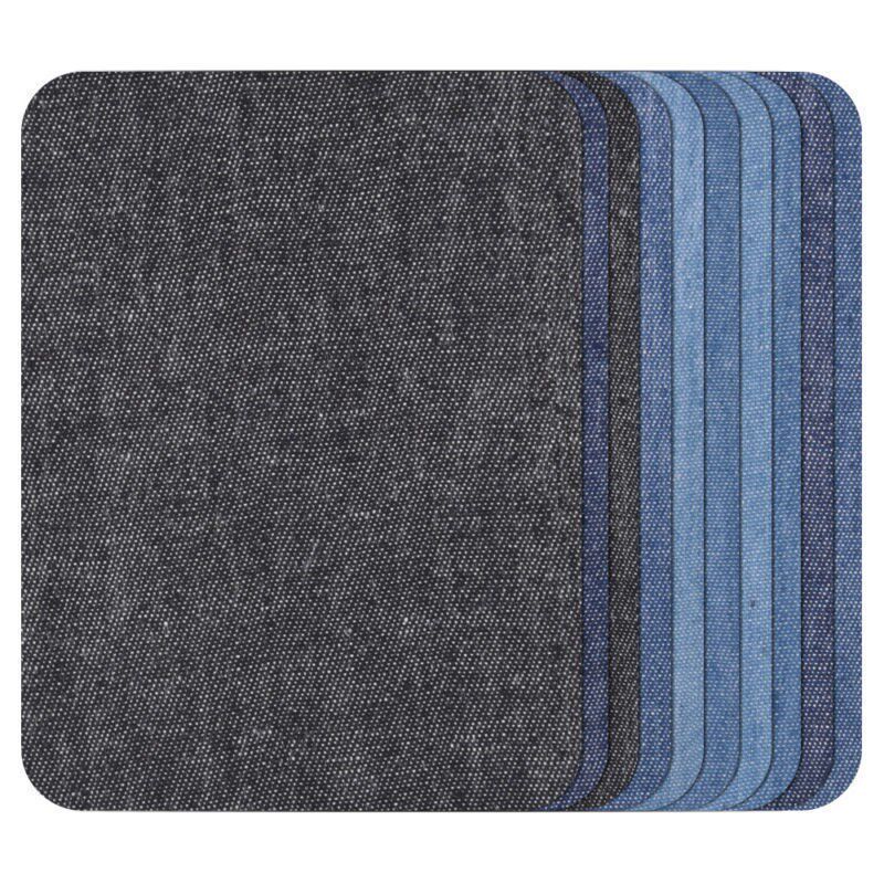 10Pcs Thermal Sticky Iron On Mending Patches Jeans Bag Hat R