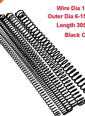 1PCS Y Type Pressure Spring Black Manganese Steel Spring Wir