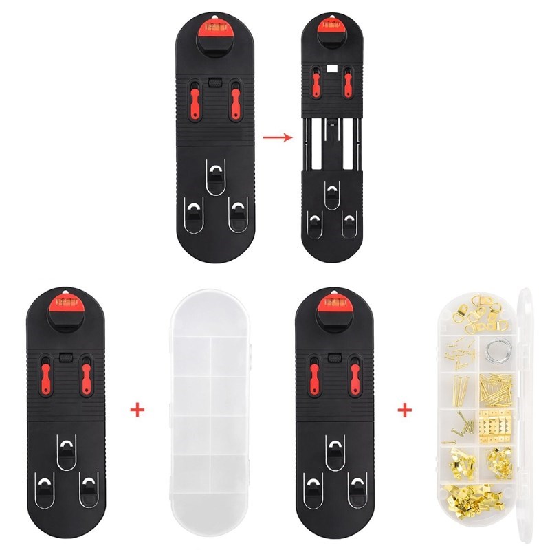 Multifunctional Picture Hanging Tool Kit Hangers Hardware Ca