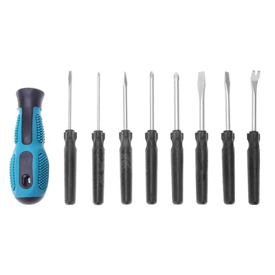 9pcs Straight Phillips Set MultiBit Repair Tool Screw Driver