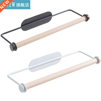 Bathroom Toilet Paper Holder Kitchen Roll Holder Wood Toilet