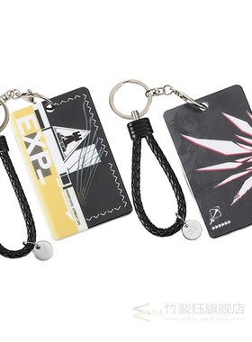 Anime Arknights Key Chain PVC keyring Rhodes Island Fun Cart