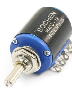 WXD3-12 22K Ohm 5% Tolerance 3 Solder Lug Wirewound Potentio