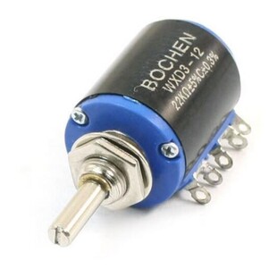 WXD3-12 22K Ohm 5% Tolerance 3 Solder Lug Wirewound Potentio