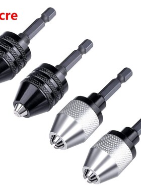 4Pcs 0.3-6.5mm Keyless Drill Chuck Screwdriver Impact Driver