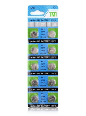 2020 Sales 10 Pcs AG13 LR44 357A S76E G13 Button Coin Cell B