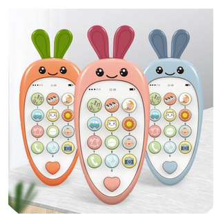 Baby Phone Toys Bilingual Teether Music Voice Children