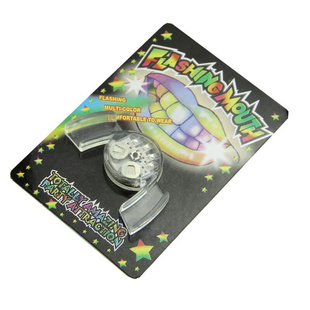 1X LED Light Mouth Guard Mouthpiece Flashing Piece Party