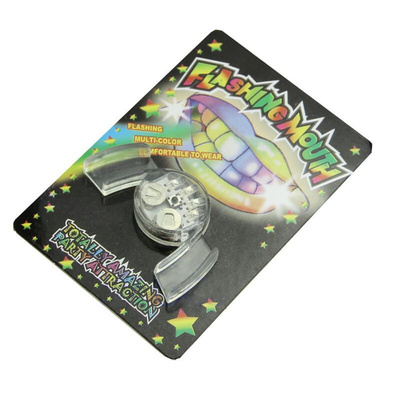 1X LED Light Mouth Guard Mouthpiece Flashing Piece Party