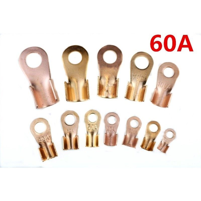 10/20/30/lot OT-60A 8mm Dia Copper Circular Splice Terminal