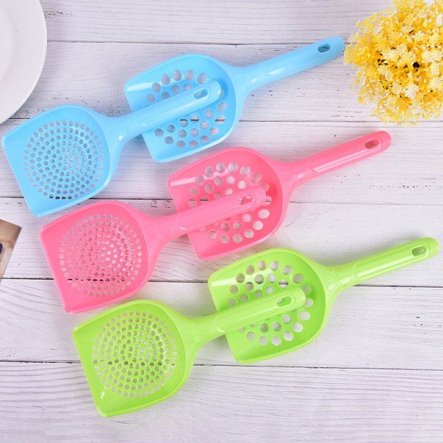 Thickened Plastic Cat Litter Scoop Set Pet Care Sand Waste S