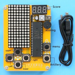 Electronic DIY Kit MCU Computer Game DIY Electronic Snake fo