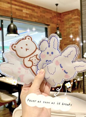 Mini Winter Reusable Gel Hand Warmer Cute Cartoon Instant Se