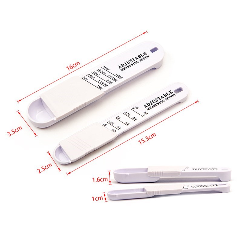 Adjustable Teaspoon End Measuring Spoon Kitchen Gadget Kitch