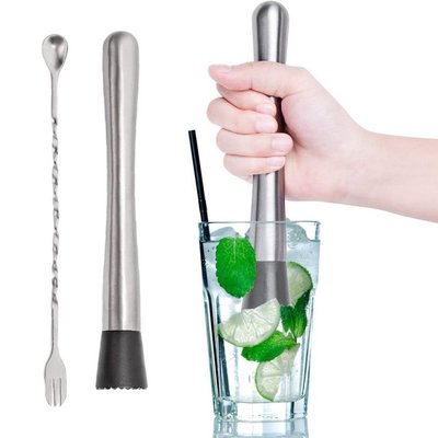 Stainless Steel Handy Wine Mixing Stirring Stick Portable Re