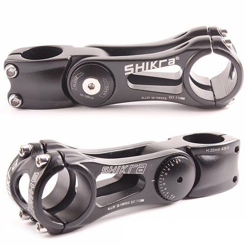 Adjustable 85 Riser 1.8mm Fitting Stem for Mountain Bike Bi